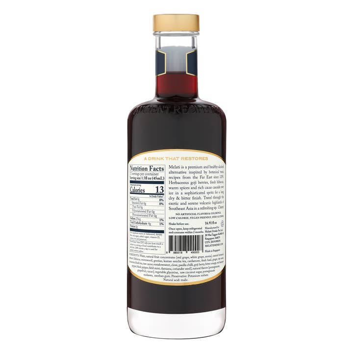 Melati Drinks - Wholesale Non-Alcoholic Spirits/Wine/Beer - Melati Classic Zero-Alcohol Botanical Spirit (no gift box)1
