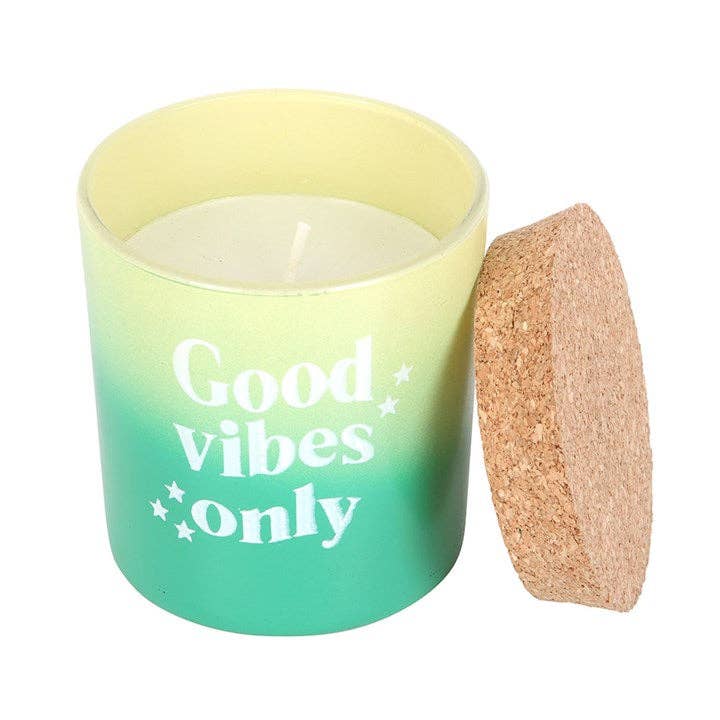 Something Different Wholesale – Vela em jarro/copo por atacado – Vela Good Vibes Only com fragrância de Mandarina e Bergamota2