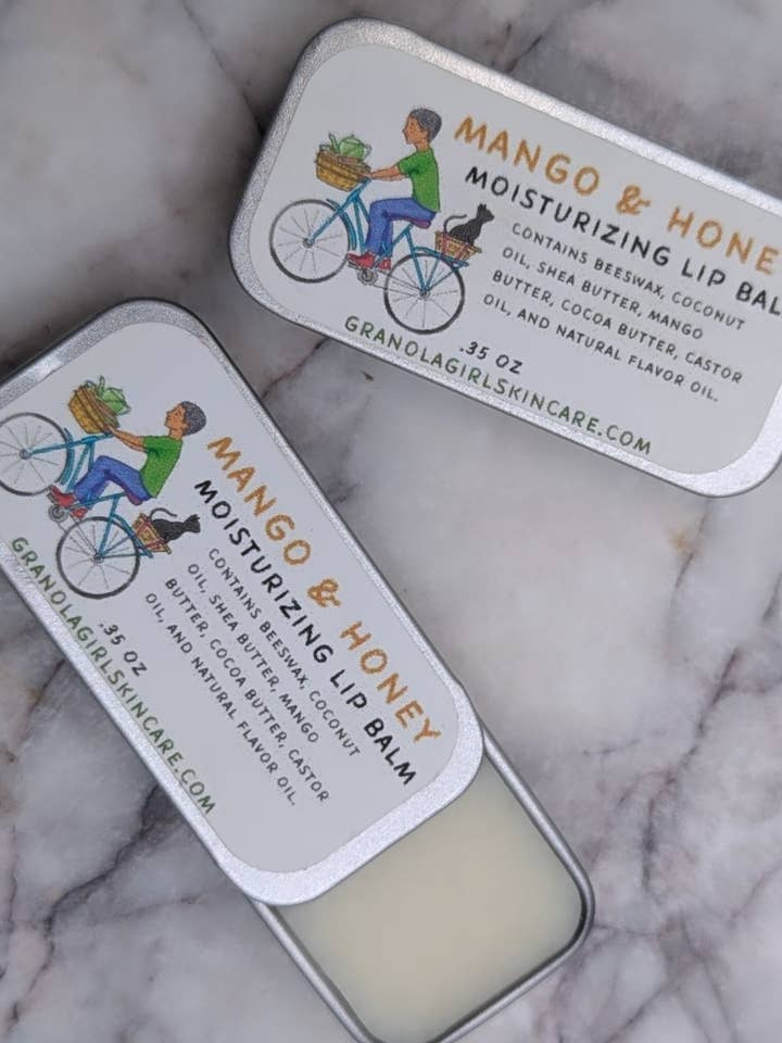 Lip Balm- Mango & Honey for wholesale by Granola Girl Skincare