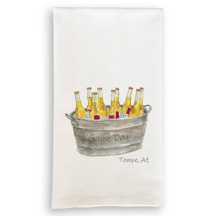 French Graffiti - Wholesale Tea Towel - Game Day Brew