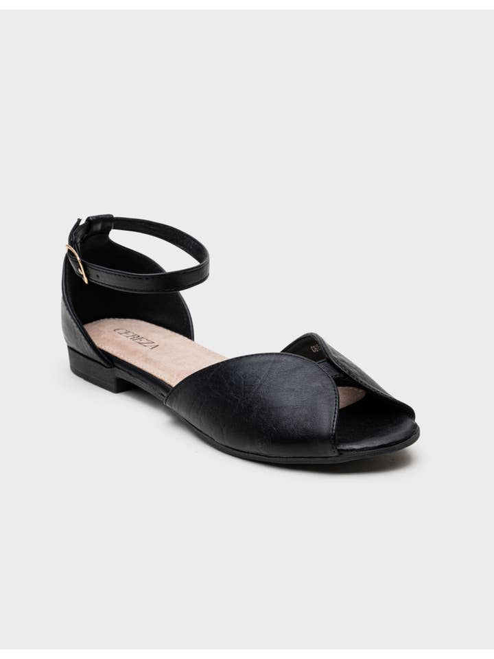 CEREZA - Wholesale Flats - Women's - Peep Toe Flat Sandals