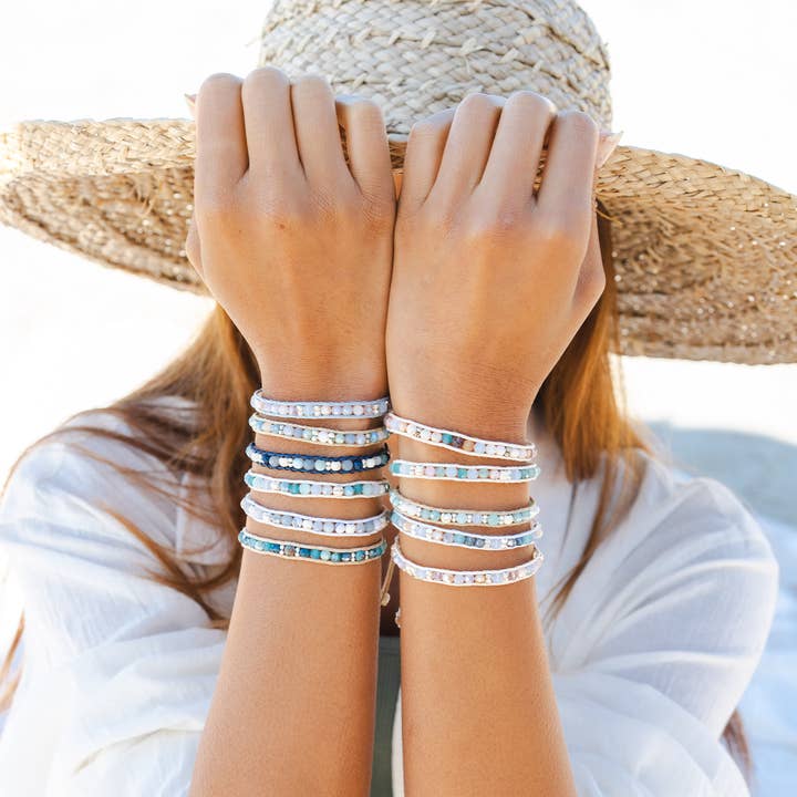 Lotus and Luna - Wholesale Beaded Bracelet - Starbeam Moonbeam Bracelet (5 pack)2