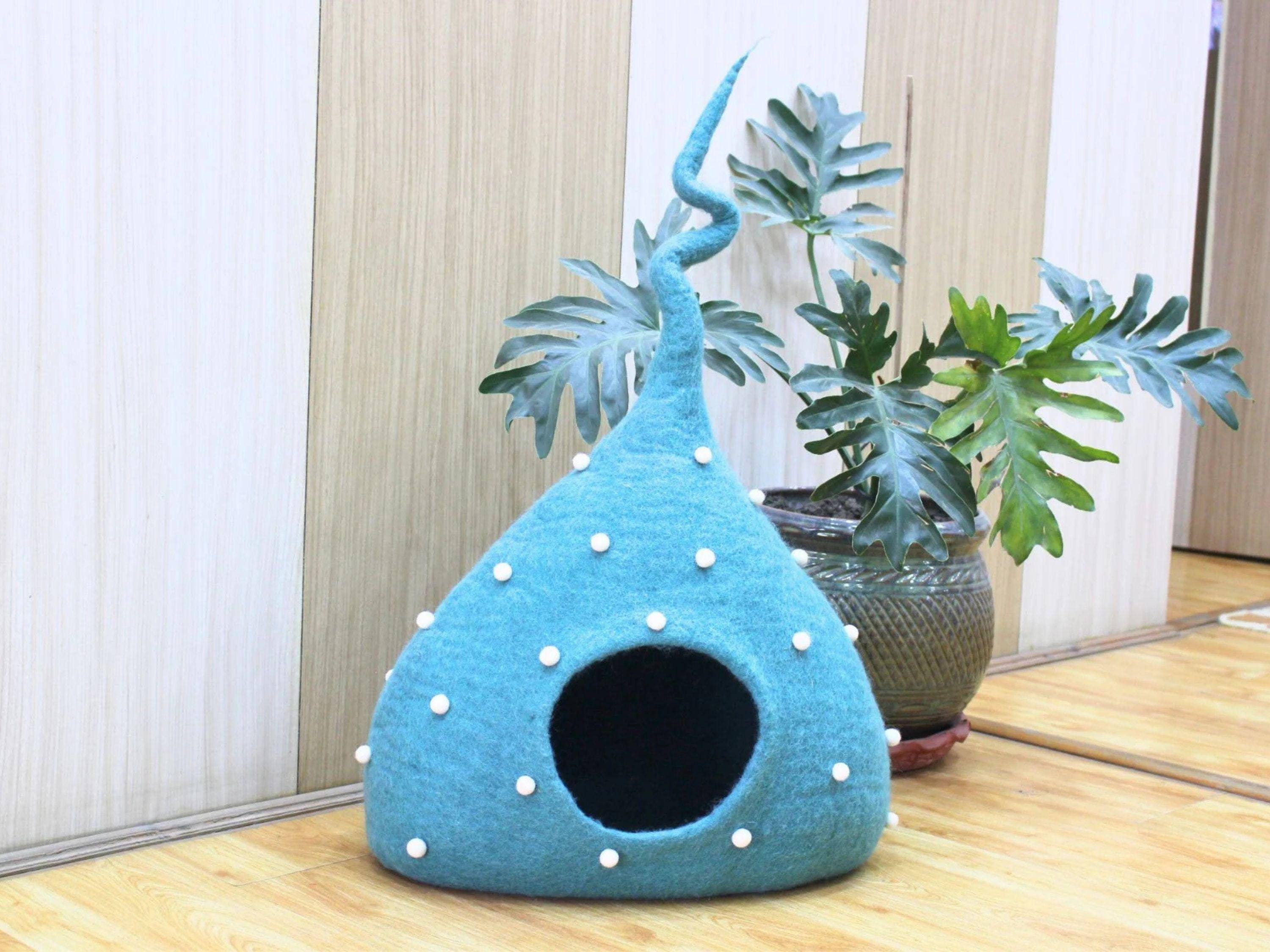 Woollyfelt – cama - Gato por atacado – Cama para Gato em Feltro de Lã Feita à Mão e Ecológica6