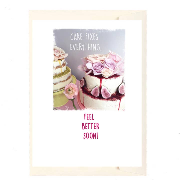 Cake - Feel Better Soon for wholesale by Paperlove Boutique