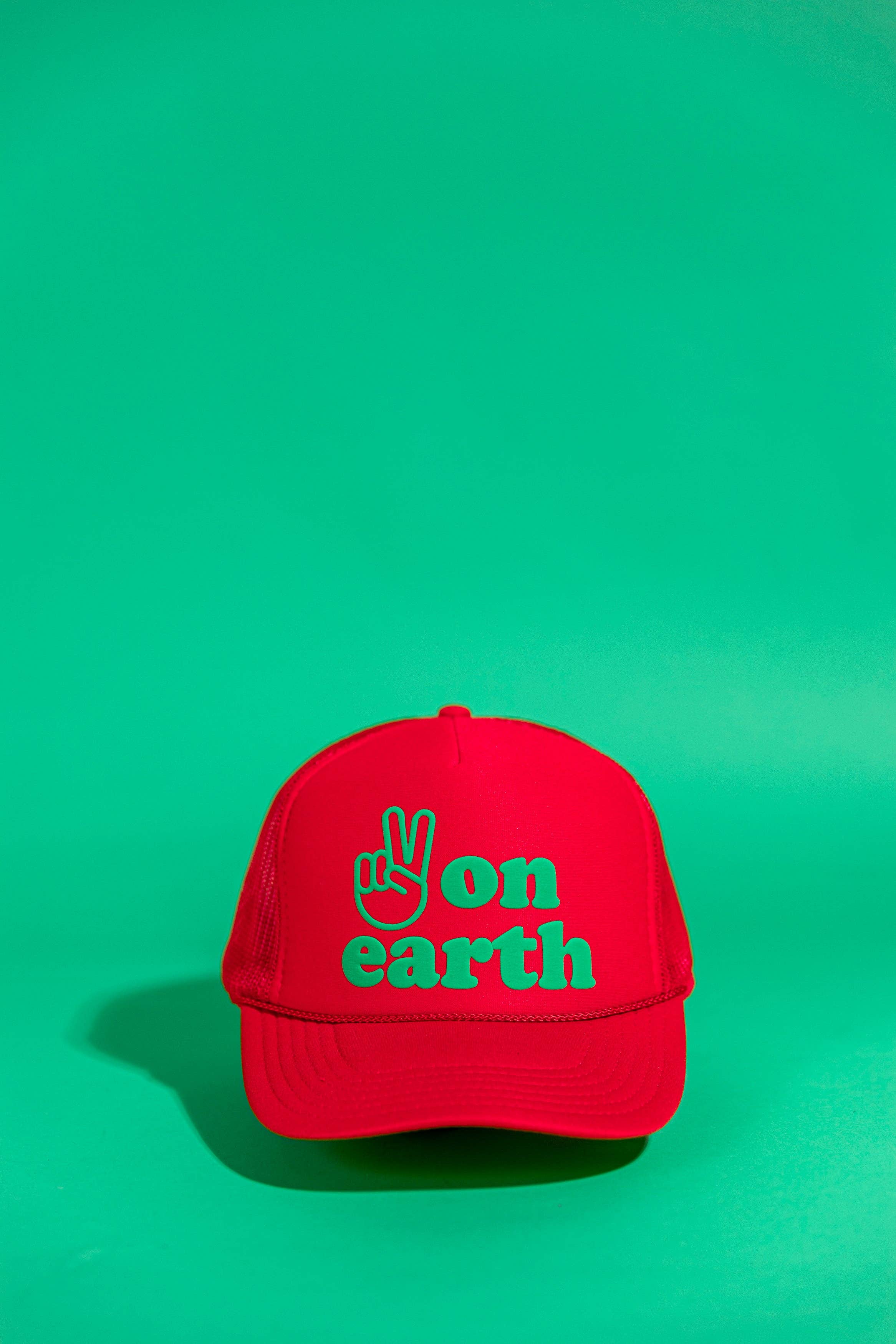 Ascot + Hart - Wholesale Trucker Hat - Women's - Peace on Earth Trucker0