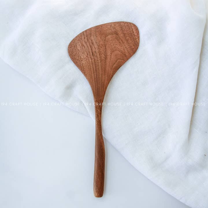 194 Craft House - Wholesale Serving Utensil - Walnut Wood Kitchen Utensils - Set of 4 - Serving Utensil7