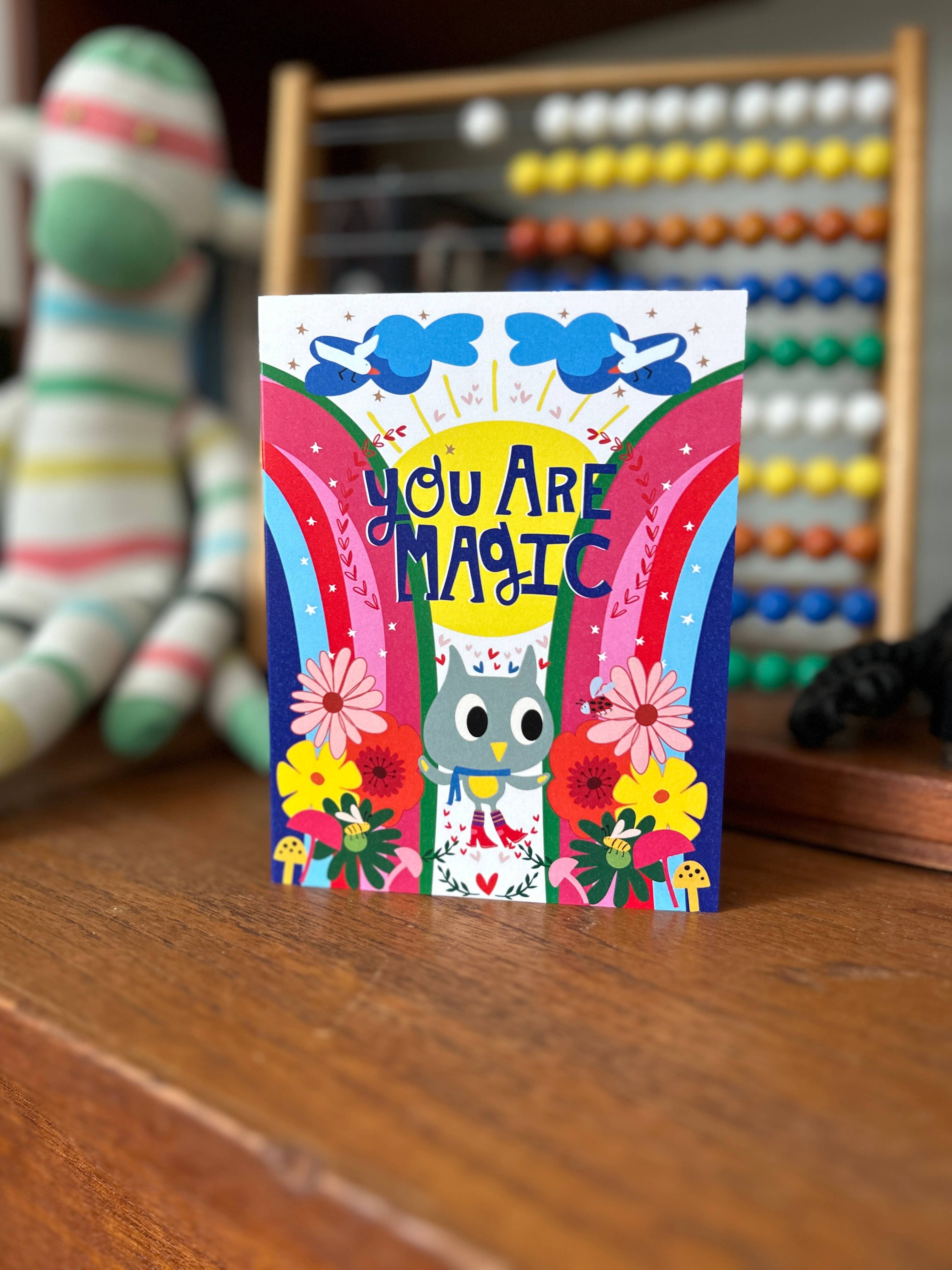 Happy Just Happy - Wholesale Love Card - You Are Magic Love and Friendship Colourful Greeting Card1