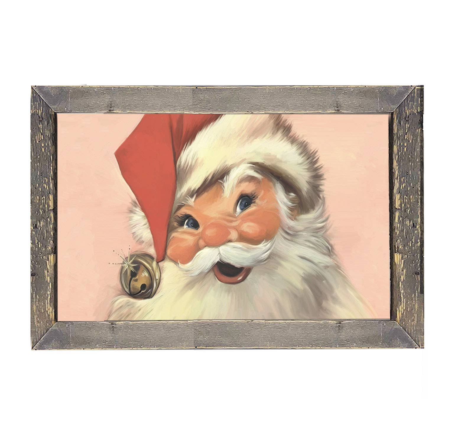 ginger blue - Wholesale Christmas Wall Art - Twinkle Santa1