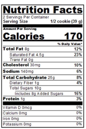 WOW Baking Company - Wholesale Cookie - Gluten Free Snickerdoodle  Cookie Grocery Singles7