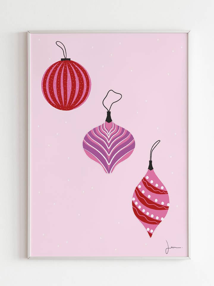 Display Christmas Balls A4 for wholesale by Julia Studio Graphique