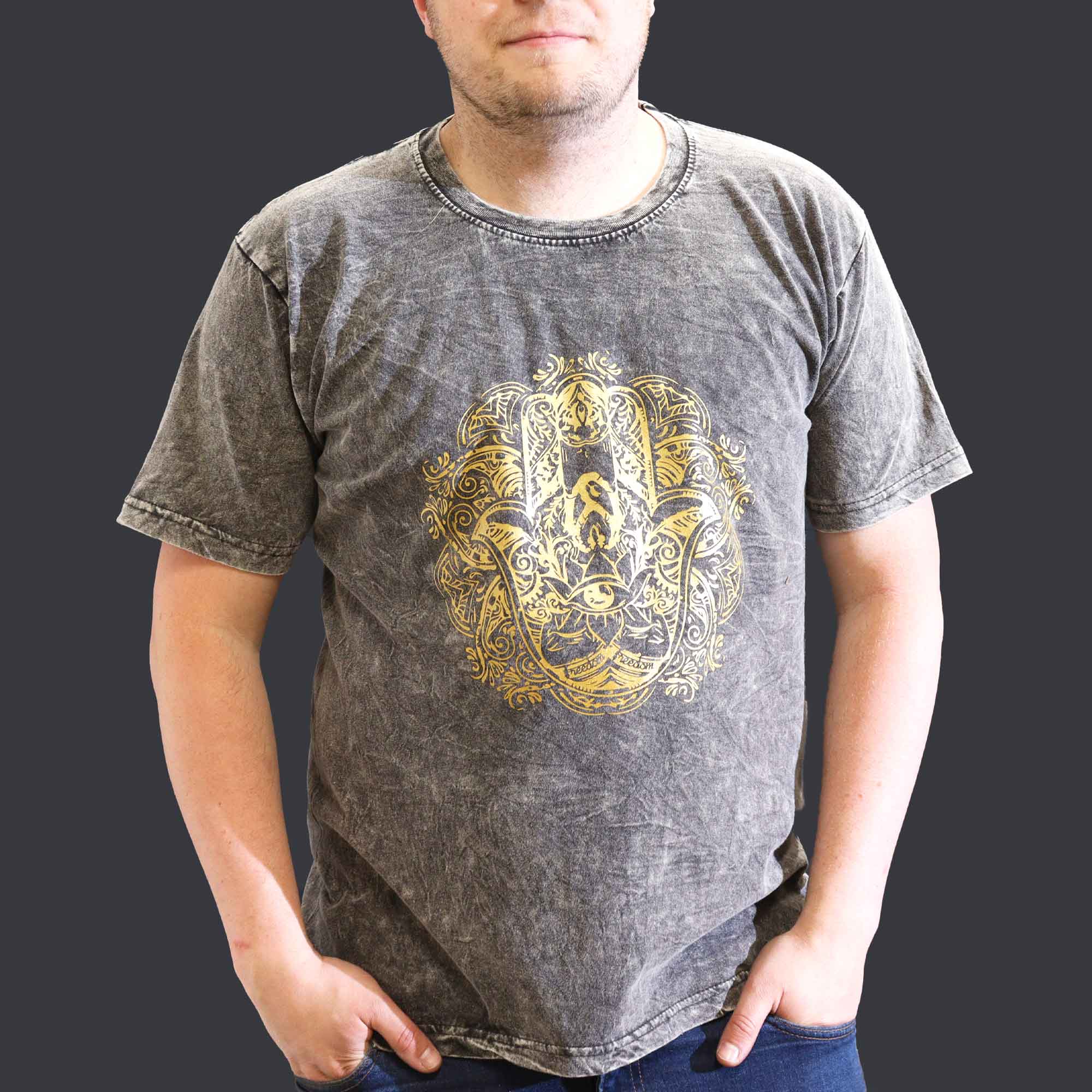 AWGifts Europe - Wholesale Screen Printed T-Shirt - Women's - Wholesale Stonewashed Nomad Sari T-Shirts59