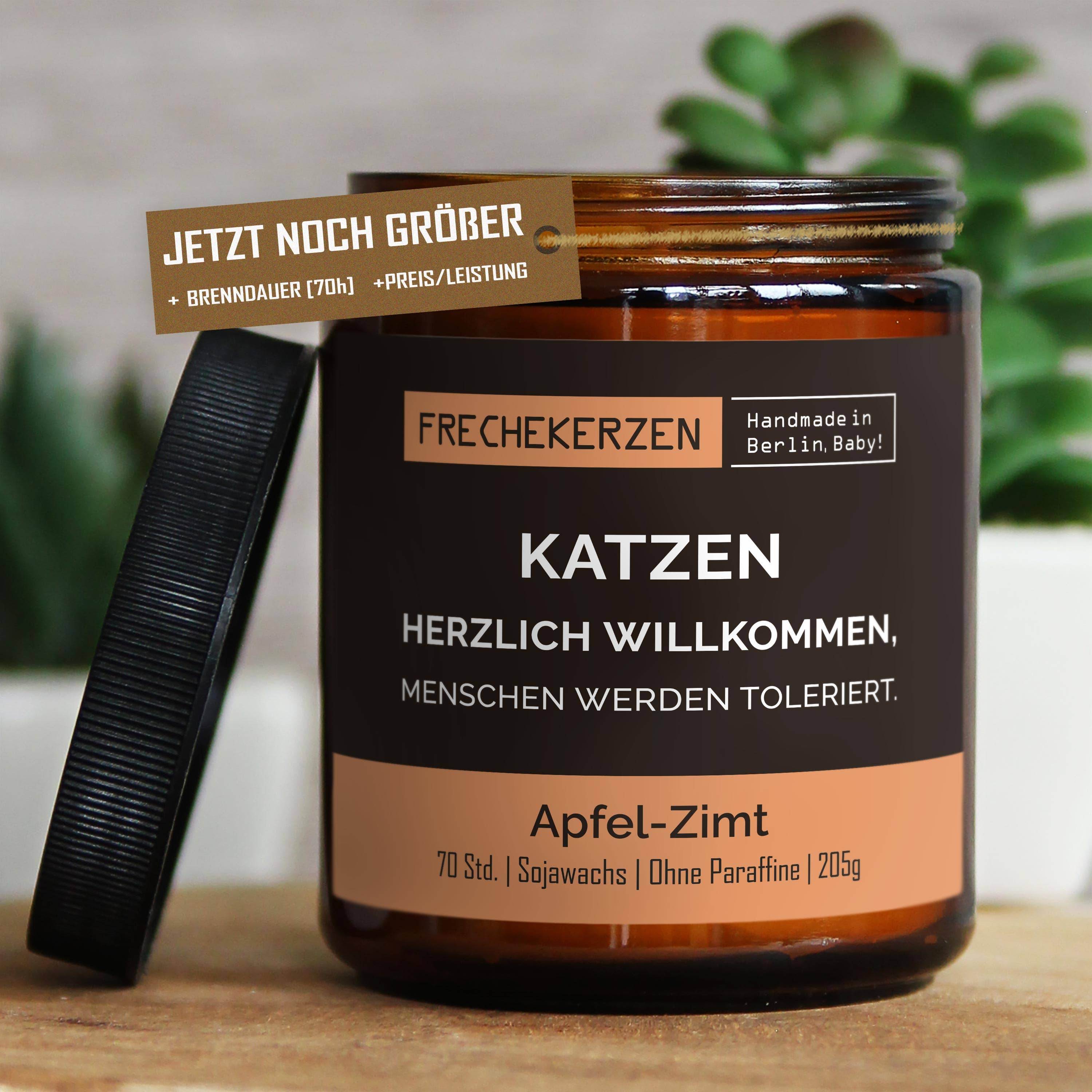 mysoy‎® Duftkerzen-Manufaktur - Wholesale Jar/Filled Candle - Candle with saying | cats warmly welcome, people will11