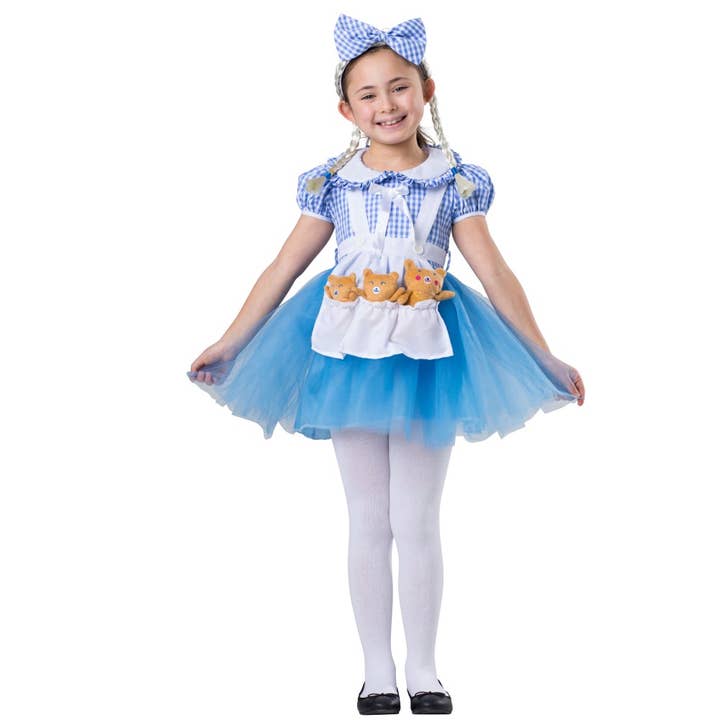 Dress Up America - Vente Déguisement – enfant - Costume de conte de fées Goldilocks