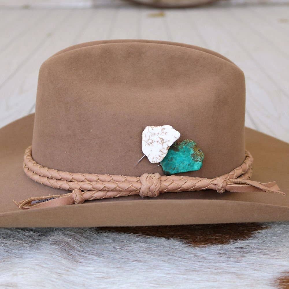 Willow Lane Hat Co. - Wholesale Hat Accessory - Women's - White Stone Hat Stick Pin2