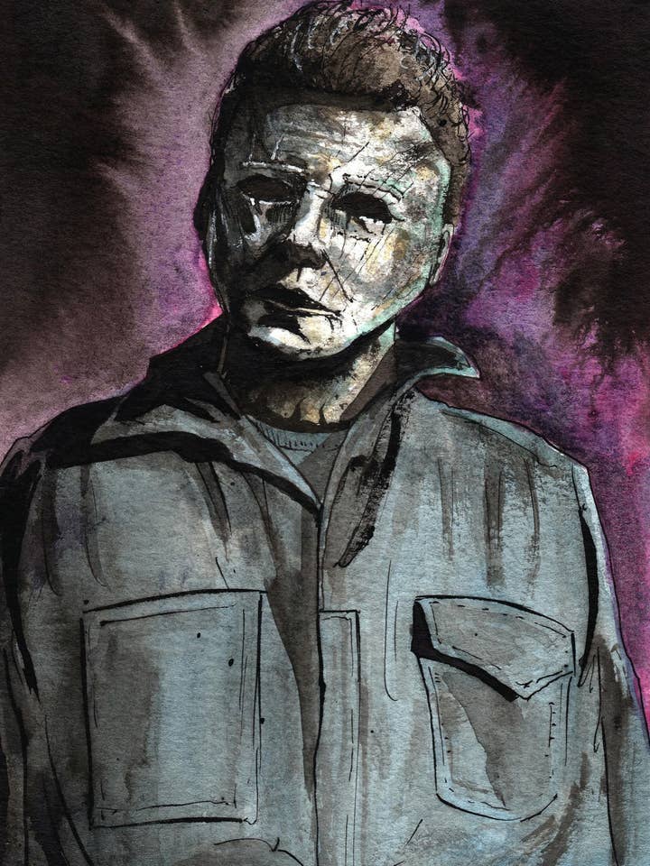 Stampa (8,5x11) - Michael Myers per la vendita all'ingrosso da parte di Ryan Stanley Artwork