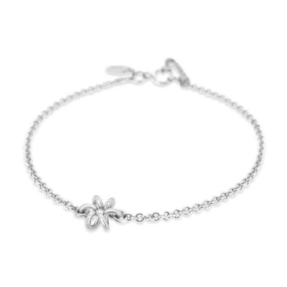 Daisy Flower Silver Delicate Bracelet for wholesale by Maree London