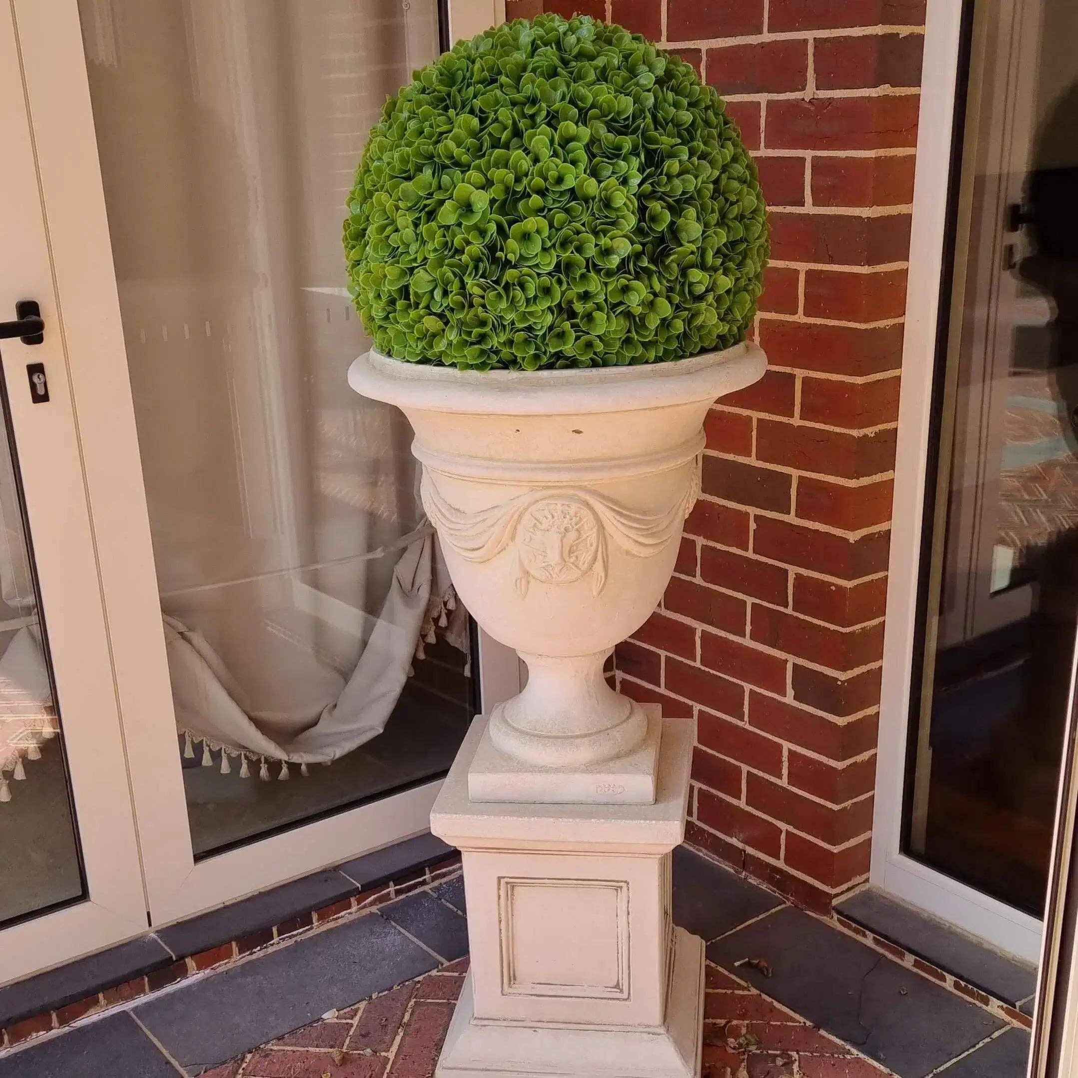 Designer Plants - Wholesale Artificial Plant - Artificial Rose Clover Topiary Ball 17" UV Resistant Set of 23
