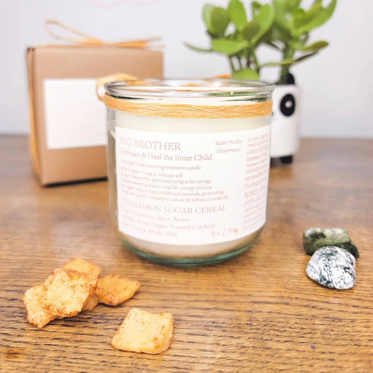 Baddee Eleganza - Wholesale Jar/Filled Candle - Big Brother Intention Candle Cinna Sugar Cereal Toxin-free0