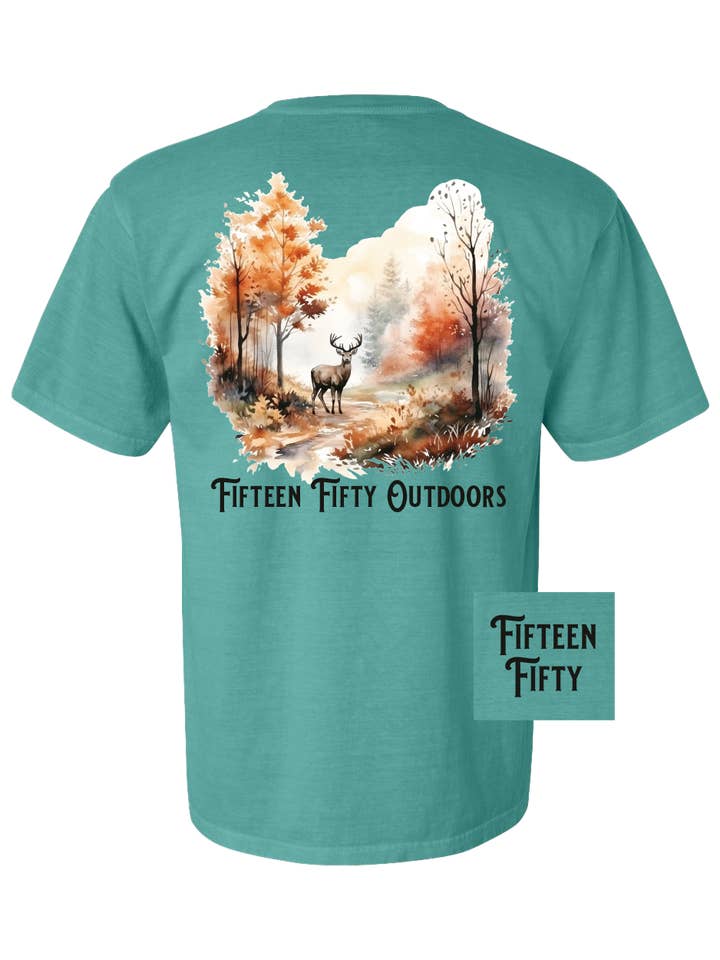 Fall Deer Pocket Tee for wholesale by Fifteen Fifty Outdoors