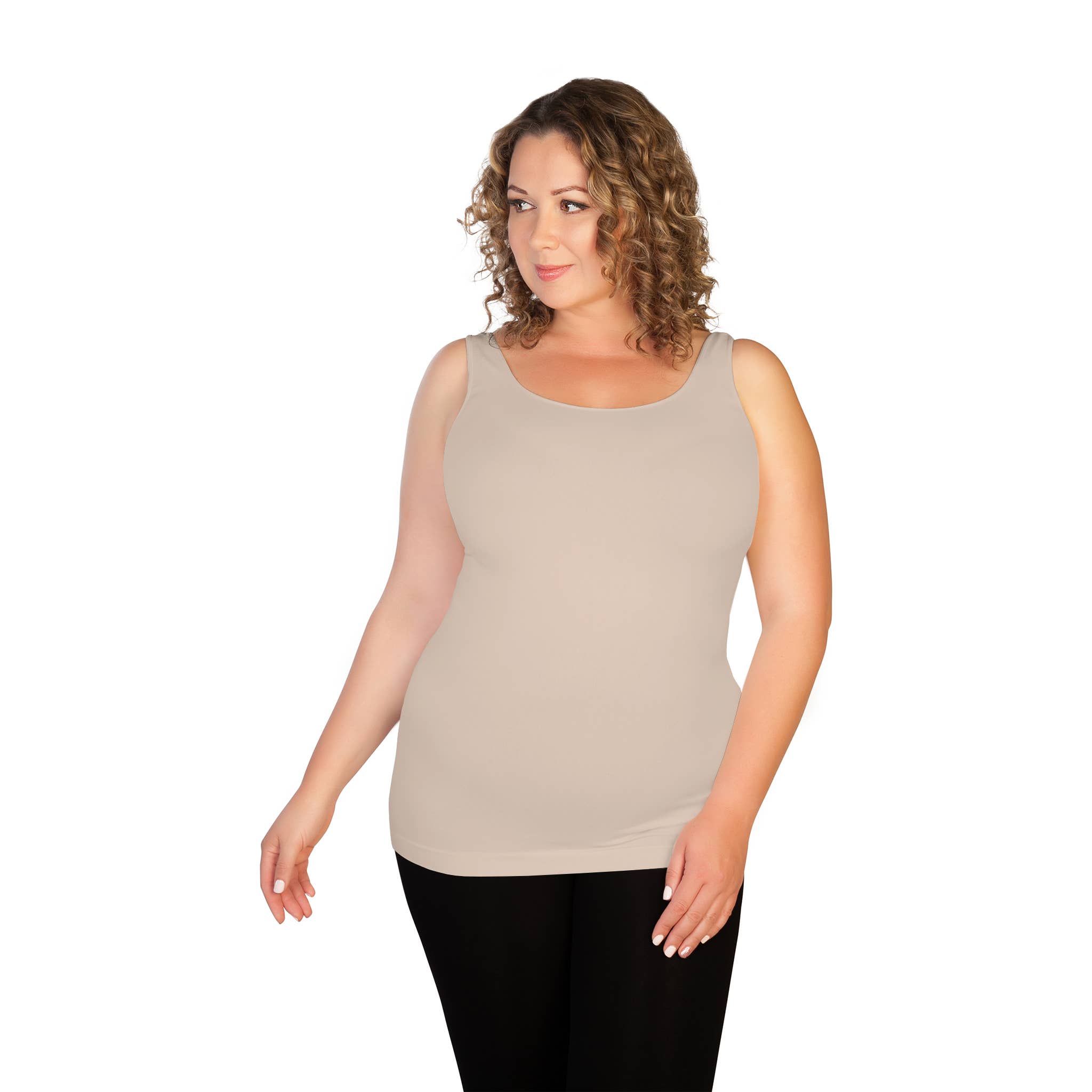 Skinnytees - Wholesale Tank Top - Women's - Plus Basic Tank30