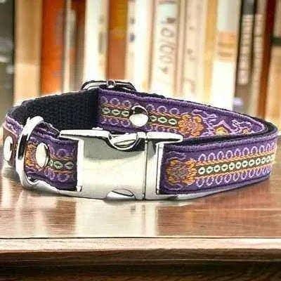 Pampered Pooch Cotton Dog Collars for wholesale by Finnigan