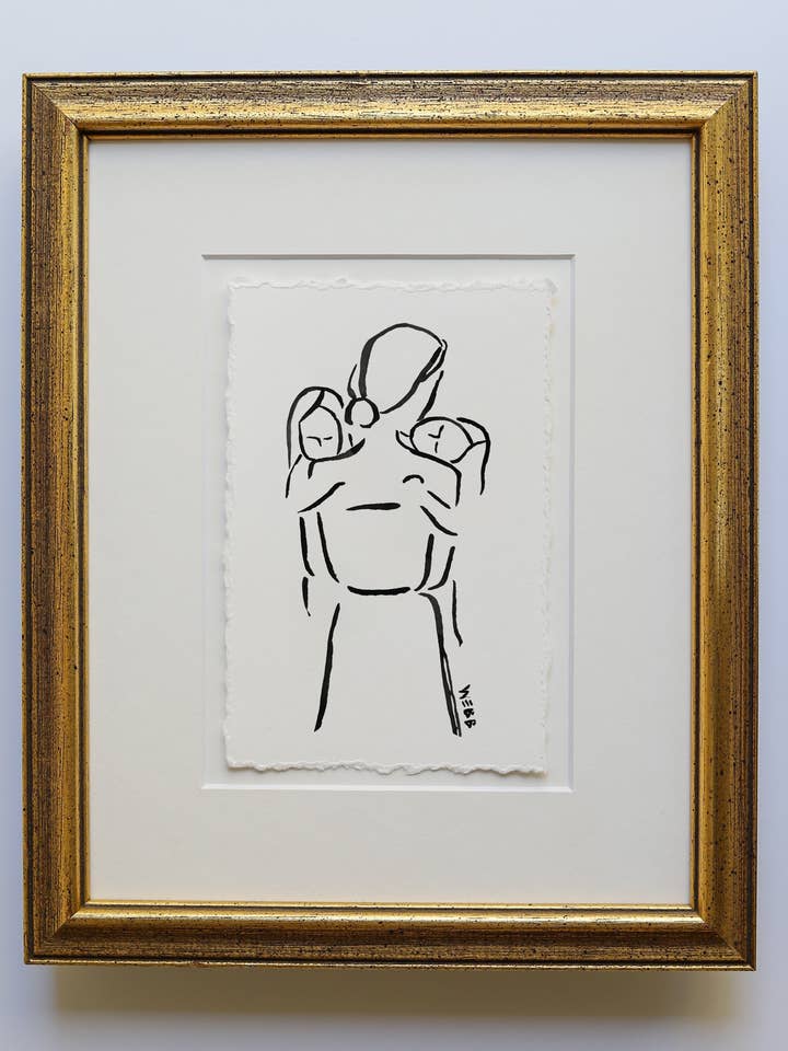 Hold You Print No. 9 for wholesale by Rebekah Webb Studio