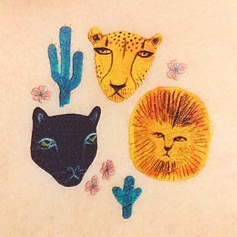 Tatuaje WILD ANIMALS (Pack de 2) para venta al por mayor de Tattoonie