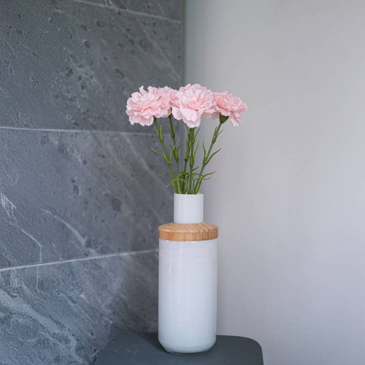 Flowrette - Wholesale Artificial Flowers - powder-pink carnation2