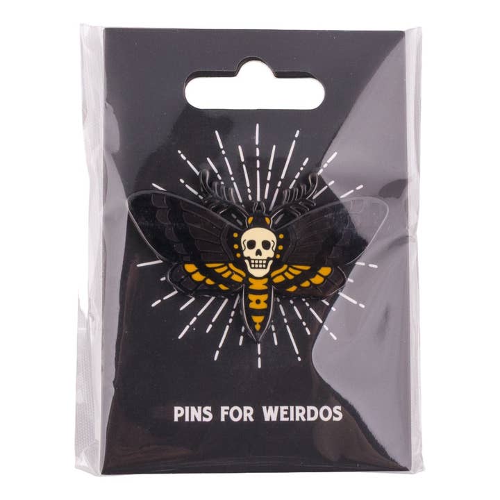 FootClothes LLC - Wholesale Lapel Pin/Button - LIMITED Death Moth Hard Enamel Pin5