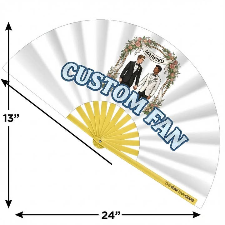 The Gay Fan Club - Wholesale Handheld Folding Fan - Custom Fan Designer12