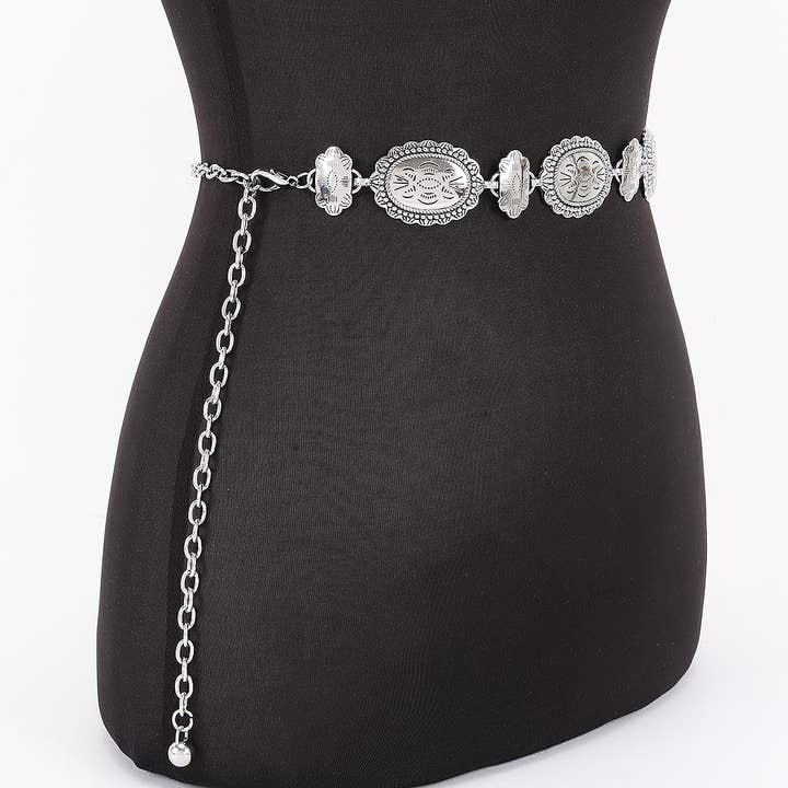 3AM BY H&D ACCESSORIES - Wholesale Belt - Women's - Vintage Metal Chain Belt6