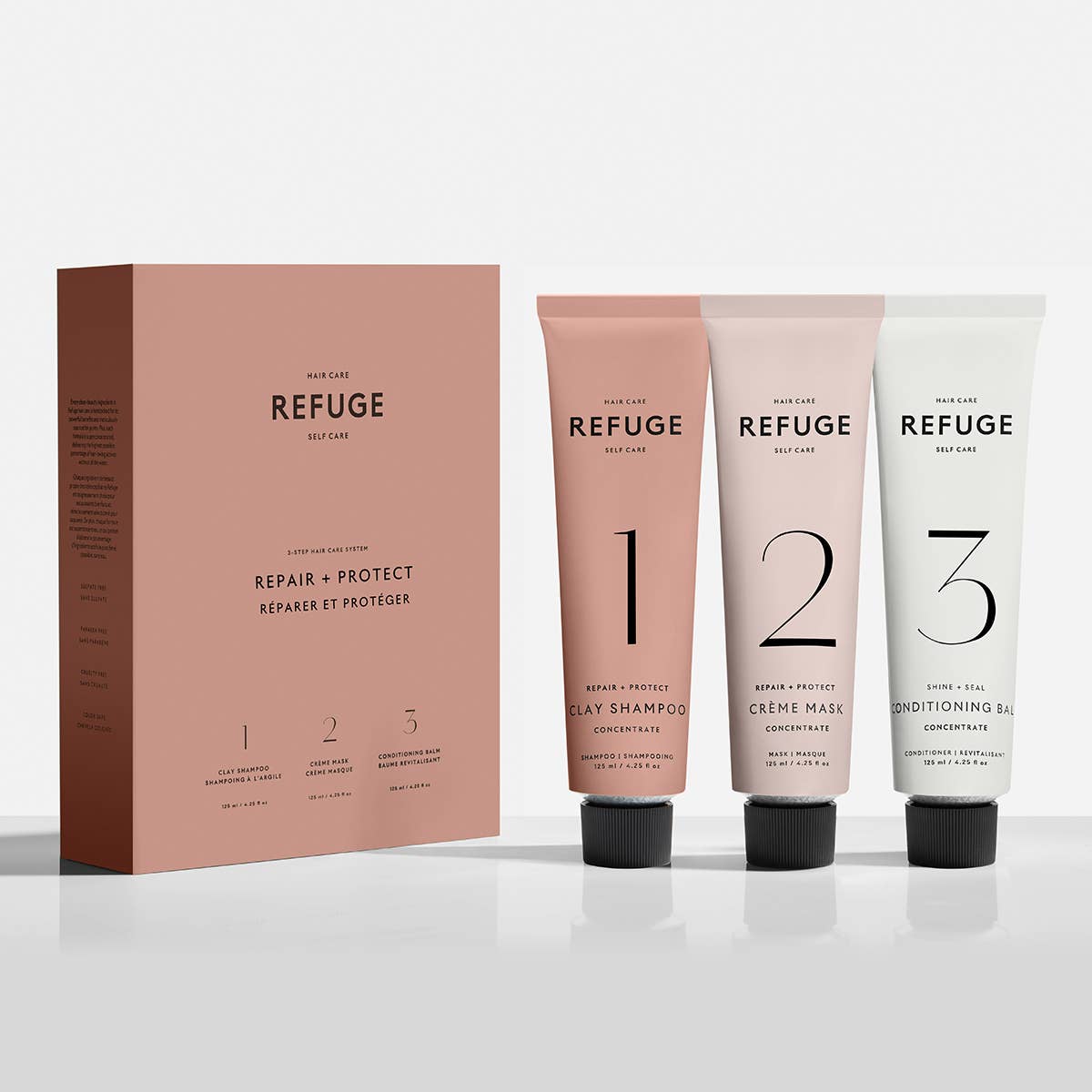 Refuge Hair - Wholesale Haircare Set/Kit - REFUGE 3-STEP SYSTEM SAMPLE COLLECTION4
