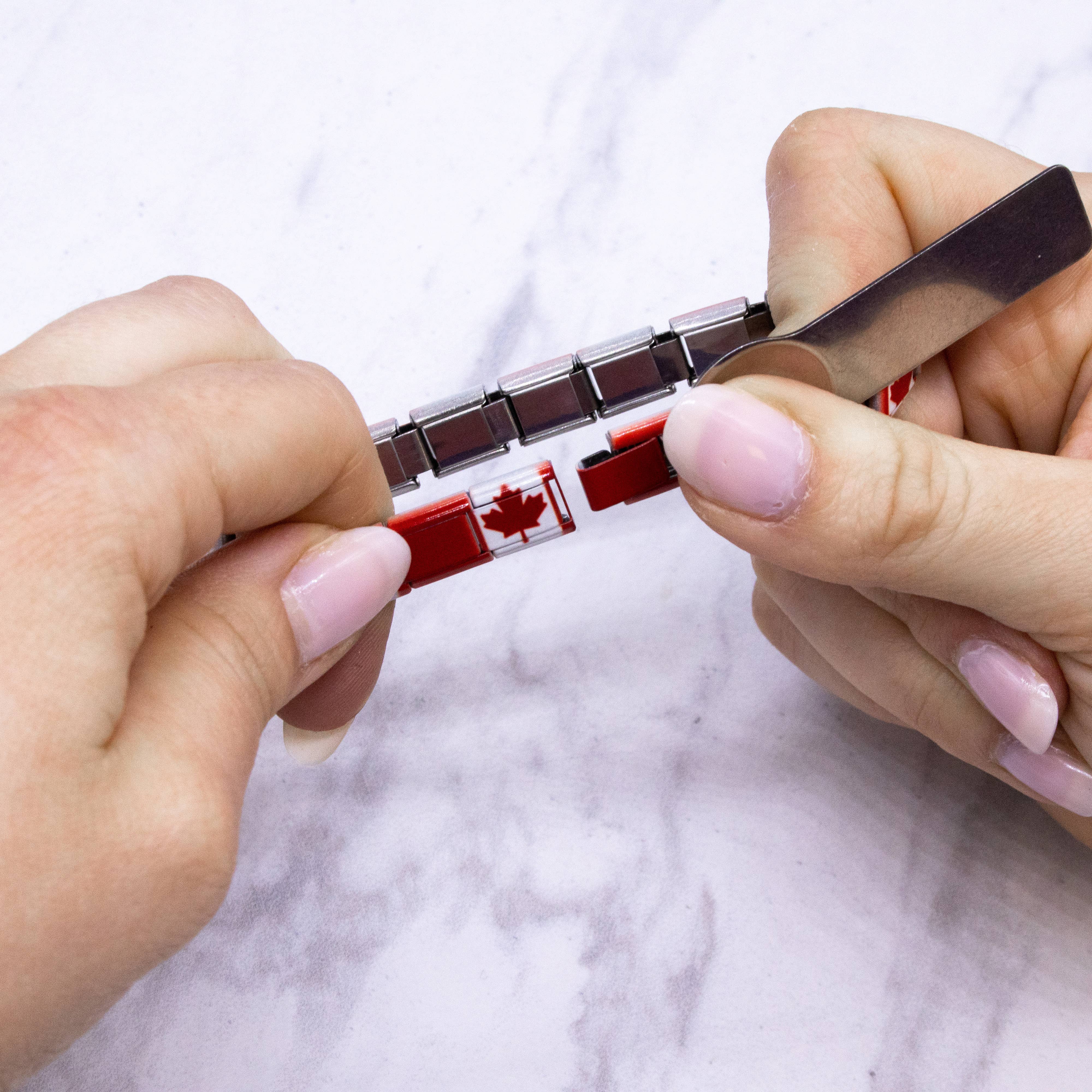 Natalia - Wholesale Charm/Dangle Bracelet - Italian Charm Bracelet Flags - Link Jewelry25