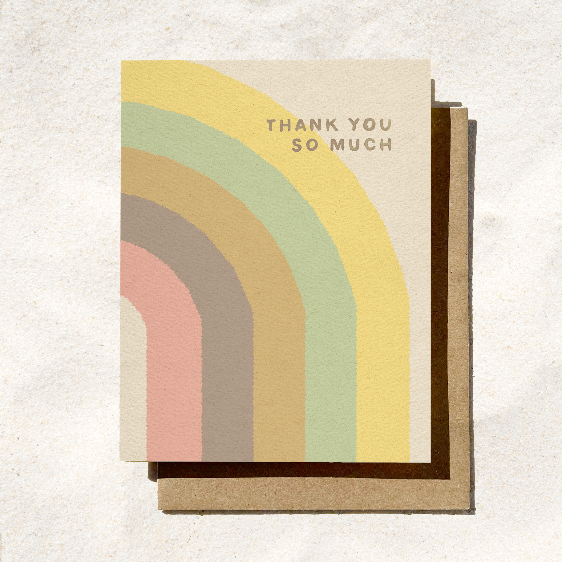 Daydream Prints - Vendita all'ingrosso Biglietti di ringraziamento - Biglietto Grazie Mille | Biglietto Arcobaleno | Regalo Autunnale5