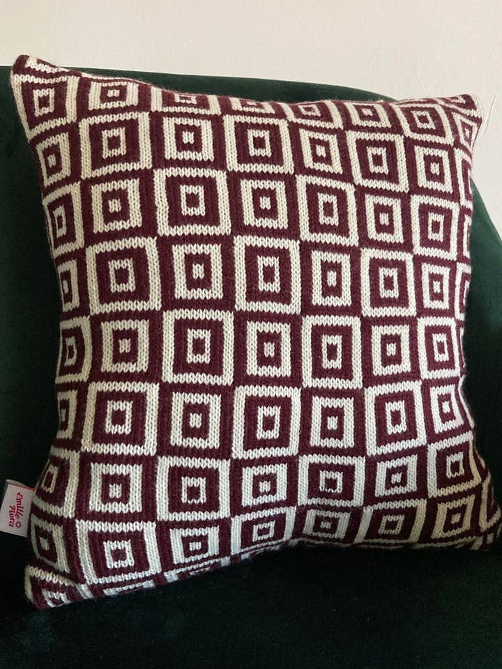 Cushion - Optical - All Colours for wholesale by Emilie Flora