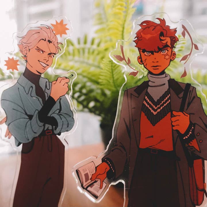 DARK ACADEMIA ANDREIL 8" DEBOUT - livre, lgbt pour la vente par KOHI & ANDIE