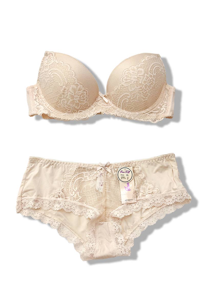 Belle Com'Elle - Vente Ensemble de lingerie – femme - Ensemble Soutien-gorge + Culotte Bonnet C / AZ1601912