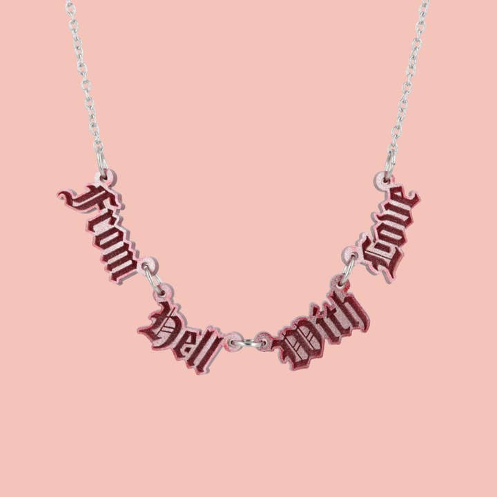 From Hell With Love Necklace for wholesale by Sour Cherry