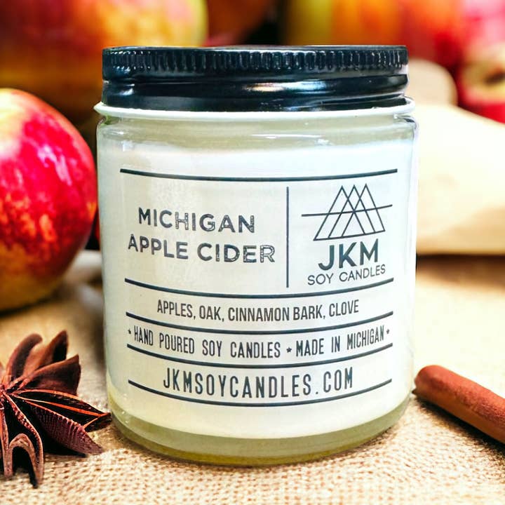 Michigan Apple Cider - Michigan Collection for wholesale by JKM Soy Candles