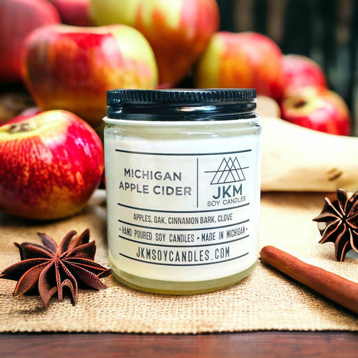 Michigan Apple Cider - Michigan Collection for wholesale by JKM Soy Candles