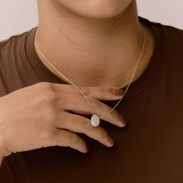 Dogeared - Wholesale Pendant/Charm Necklace - Keshi Pearl Necklace Legacy Card4