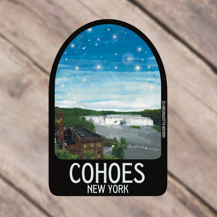 Cohoes New York Sticker/Magnet/Print/Postcard for wholesale by About Town Co