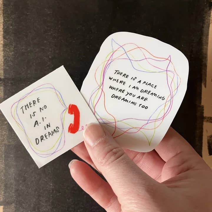 Ironweed Arts - Wholesale Magazine - Zine: There is No AI in Dreams - with bonus stickers1