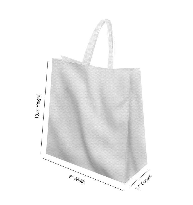Non Woven Totes - Wholesale Tote Bag - Unisex - Reusable Heavy-Duty Non-Woven Tote Bag - 8x10.5x3.5 | Custom Printed Power Tote Bags28