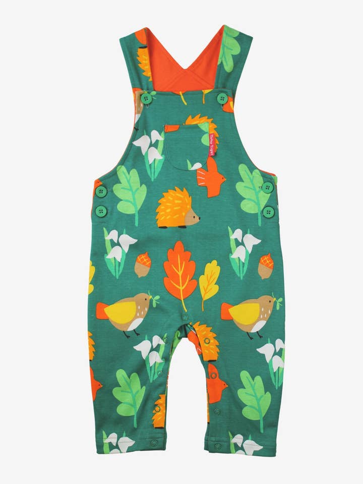 Macacão infantil de algodão orgânico com estampado de outono por atacado de Toby Tiger GmbH