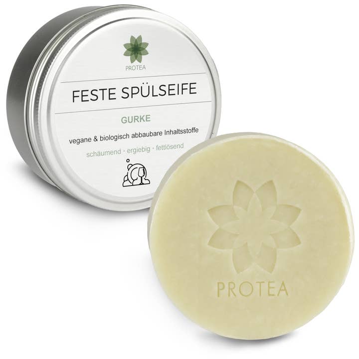 Solid dish soap | cucumber for wholesale by PROTEA