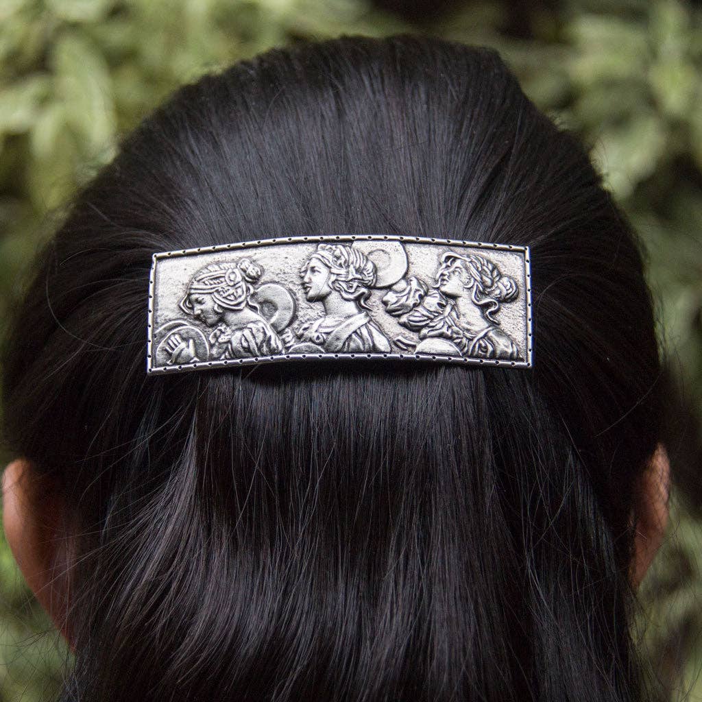 Oberon Design - Wholesale Barrette - Women's - Hair Clip, Barrette, Lady Parade 80mm2