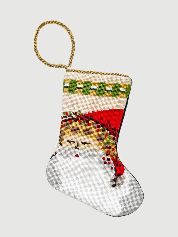 Vietri: Santa in Leopard for wholesale by Bauble Stockings