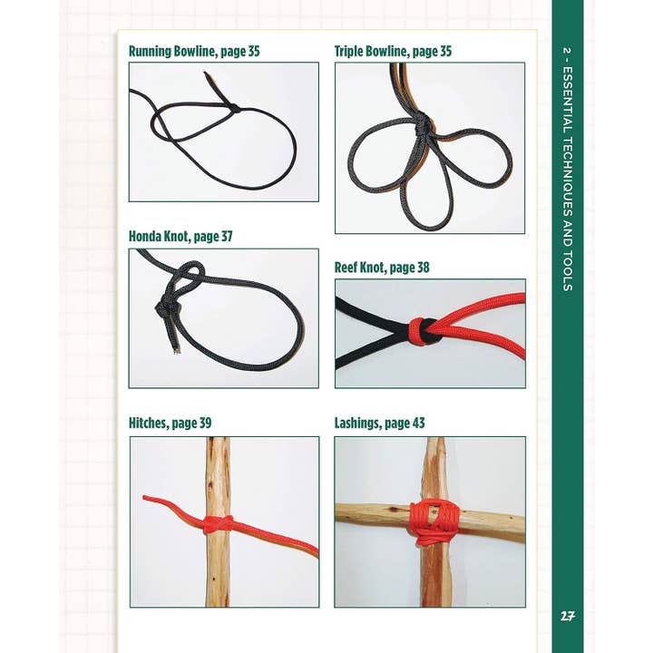 Fox Chapel Publishing - Wholesale Nature & Outdoors Book - Paracord Projects for Camping and Outdoor Survival2