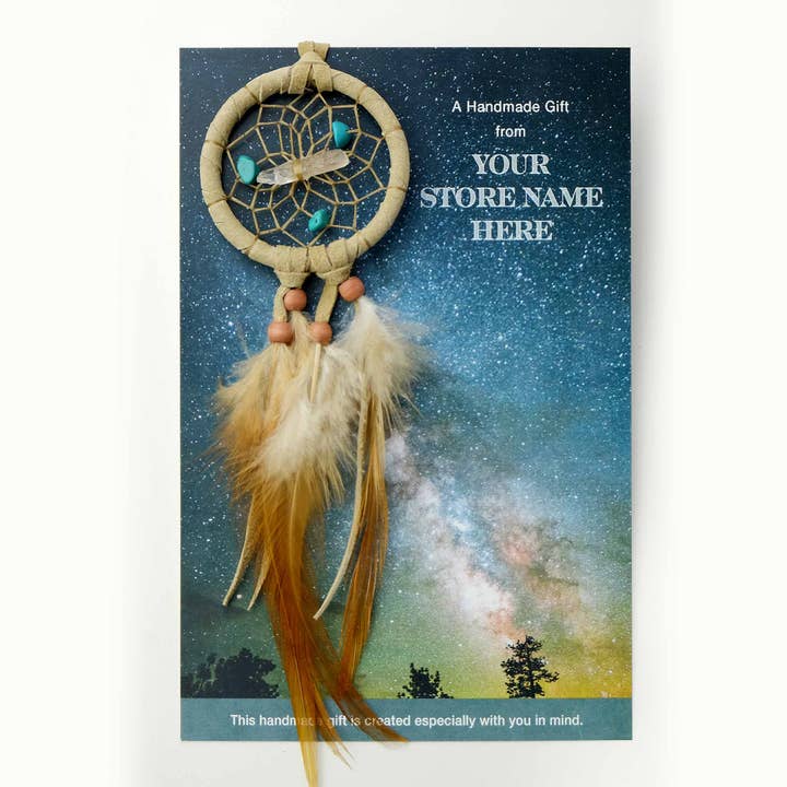 NAMN DROP CARD - Stjärnklar natt med 2" Vision Seeker för wholesale av Monague Indigenous Crafts & Gifts